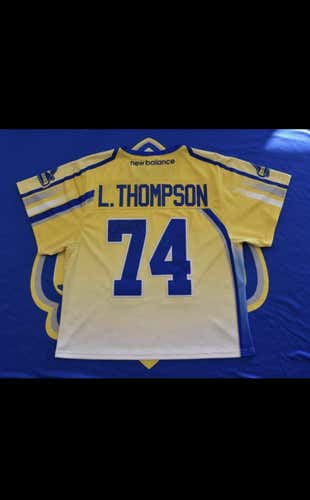 Game Used SIGNED Lyle Thompson Florida Launch MLL Jersey