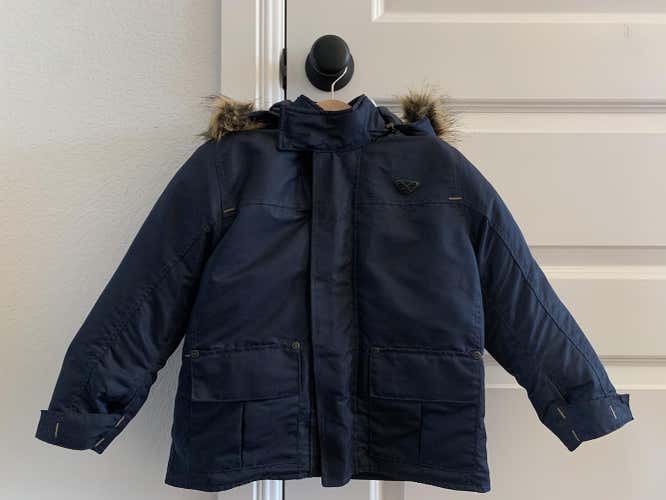 Kids' motorcycle winter parka with shoulder and  elbow protectors size 4/6 years