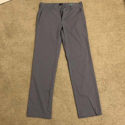 Gray Adidas Golf Pants Size 30X32 Slim