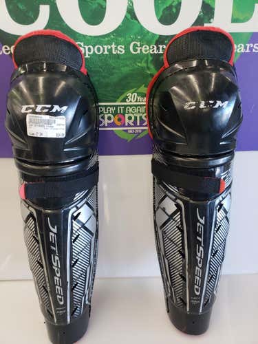 CCM Jetspeed FT350 Used Senior 17" Shin Pads