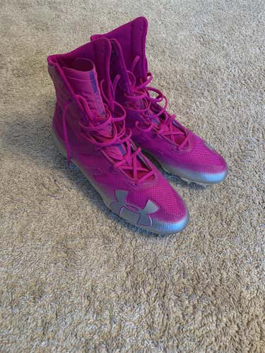 Purple Men's Molded Cleats High Top