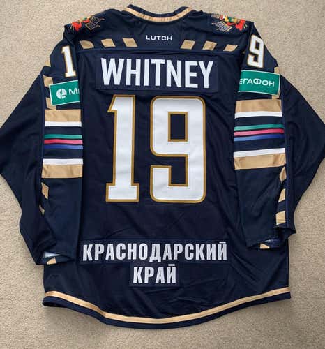 Authentic Ryan Whitney KHL HK Sochi Lutch Jersey Size 52