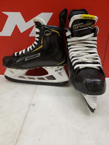 Used Senior Bauer Supreme Ignite Pro + Hockey Skates Regular Width Size 8.5