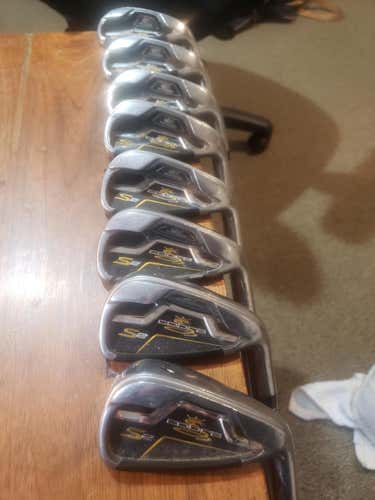 Cobra S2 MEN'S  RH Iron Set Stiff Flex Steel Shaft  4-GW