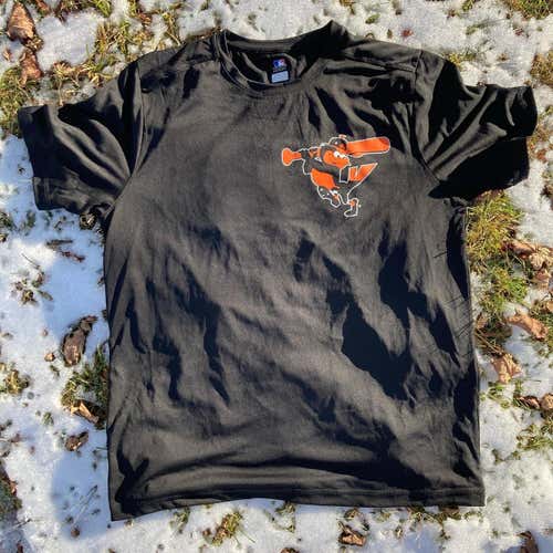 Black Adult Large Baltimore Orioles Shirt