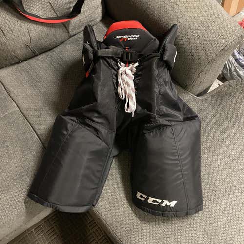 Black Senior Medium CCM JetSpeed FT370 Hockey Pants