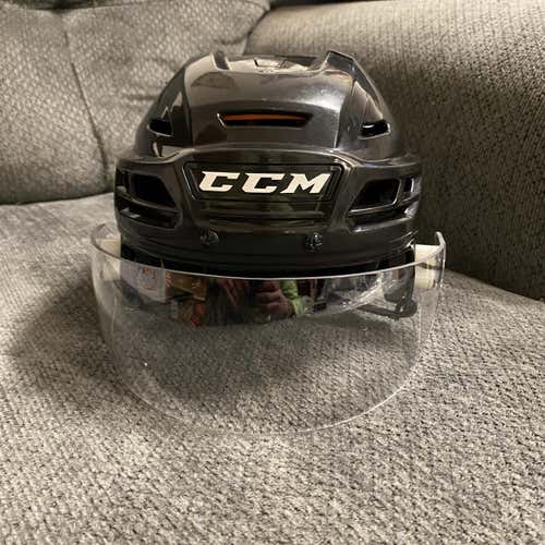 Black Used Medium CCM Tacks 710 Helmet