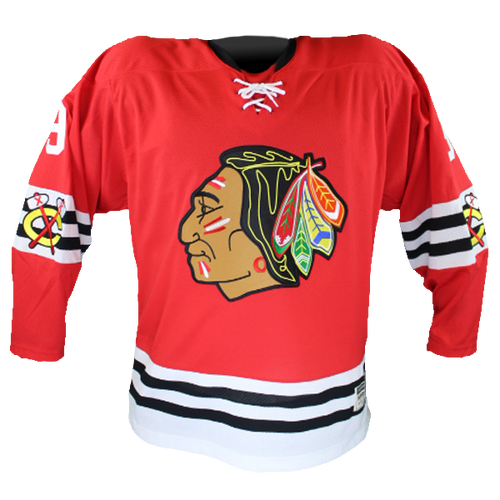 CCM Red Chicago Blackhawks Vintage Heroes of Hockey Jersey -  Bobby Hull #9 New Adult Size 52 - 127