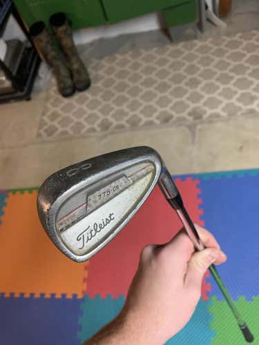 Used Men's Titleist Right Handed 775 CB Forged Iron Set Stiff Flex Steel Shaft
