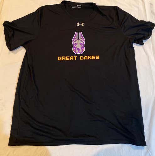 U Albany Great Danes Black Adult XL Under Armour Shirt
