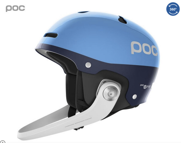 Blue Used Unisex Medium/Large POC Artic SL Spin Helmet FIS Legal