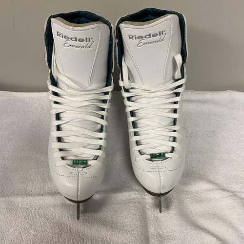 Used Riedell 119 Emerald Figure Skates Size 6