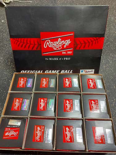 New Rawlings Baseballs 12 Pack (1 Dozen)