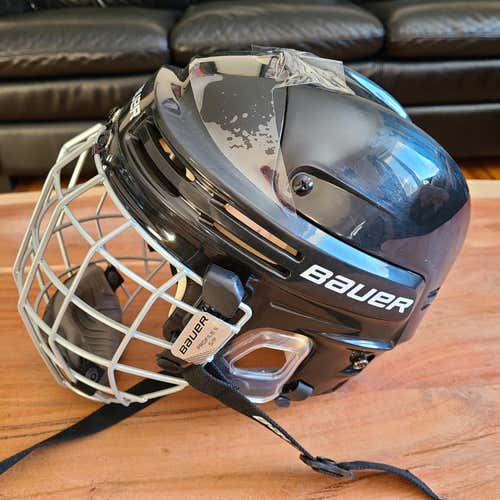 Black New Small Bauer 4500 Helmet Combo