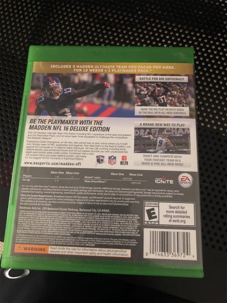 Madden 16 Gold Deluxe Edition - Xbox One