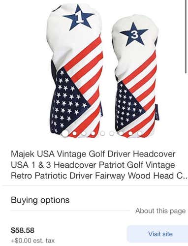New Driver Head Cover