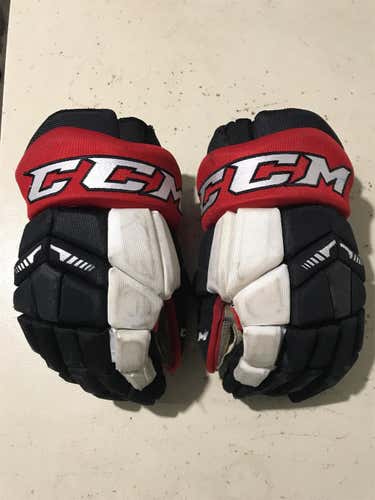 Portland Pirates CCM Tacks HGTK 14" Pro Stock Gloves