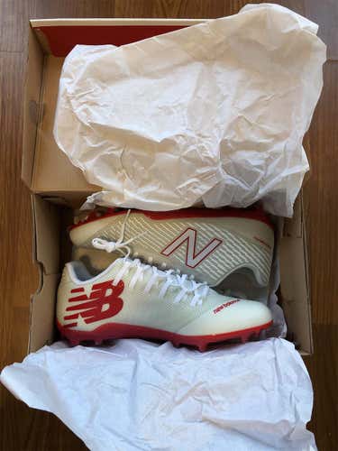 New Balance Burn X Low Cleats - Red - Sz 10.5