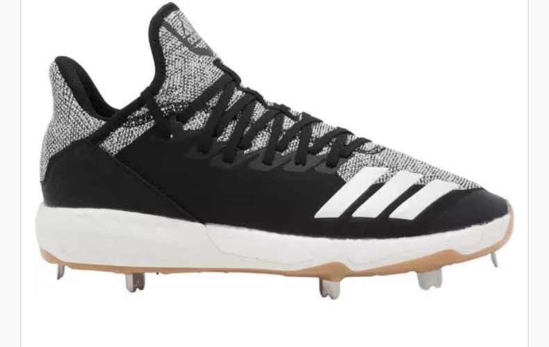 Black New Adult Men's Size Men's 10.5 (W 11.5) Metal Adidas High Top