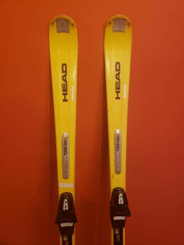 Used HEAD All Mountain Skis With Bindings