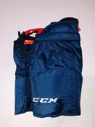 CCM HP45 Pro Stock Hockey Pants Medium- NHL Team Stock-Navy Blue