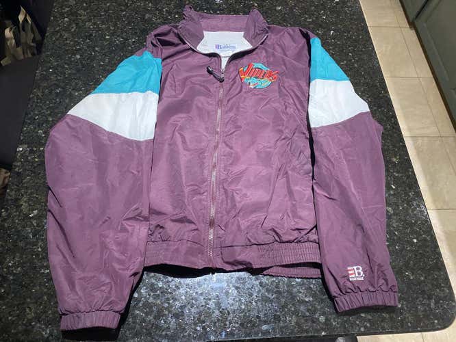 Detroit Viper Hockey maroon white and teal Men's Adult Used XL jacket and pants.