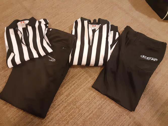 2 sets Used Referee sweaters/pants