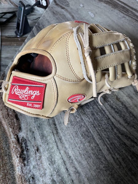 Used Adult Rawlings Right Hand Throw Infield Pro Preferred Baseball Glove 11.75"
