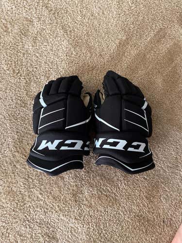 Black Senior CCM JetSpeed FT350 13" Gloves