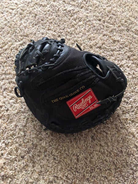 Black High School/College Catcher's Heart of the Hide 34" Baseball Glove