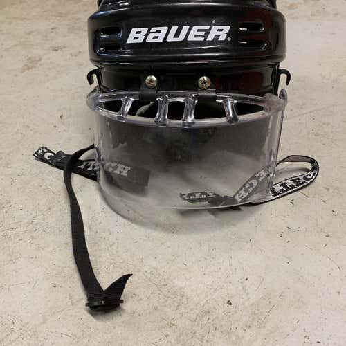 Black Large Bauer Helmet OG Tilt Visitor