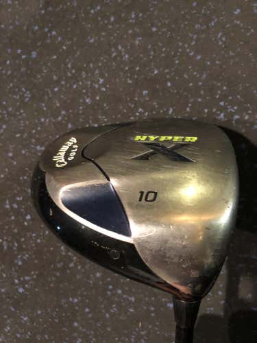 Used Men's Callaway Right Handed Hyper X Driver Regular Flex 10 Loft