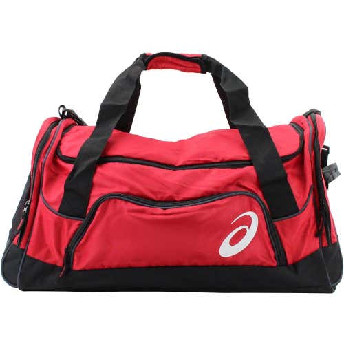 Asics Edge II Duffle Bag Workout Gym Bags Red NWT