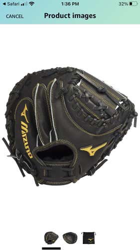 FSO Adult Right Hand Throw Pro limited 33.5" Catcher's Glove Used Once For BullPen