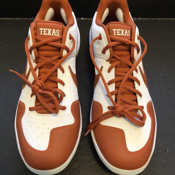 Nike Alpha Huarache Elite Texas Longhorns Metal Baseball Cleats