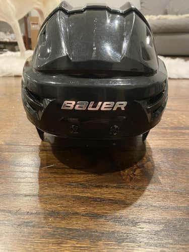 Black New Large Bauer Re-Akt Helmet