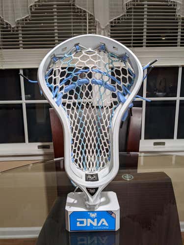 Brand New Defense ECD DNA Head Custom Strung w/Carolina Blue Hero 2 MESH & Shooters