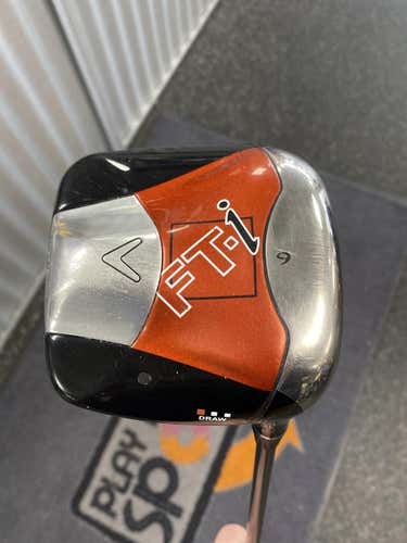 Used Callaway Fti Draw 9.0 Degree Graphite Stiff Golf Drivers