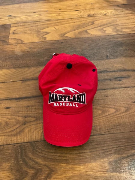 Red University Of Maryland Baseball One Size Fits All Hat