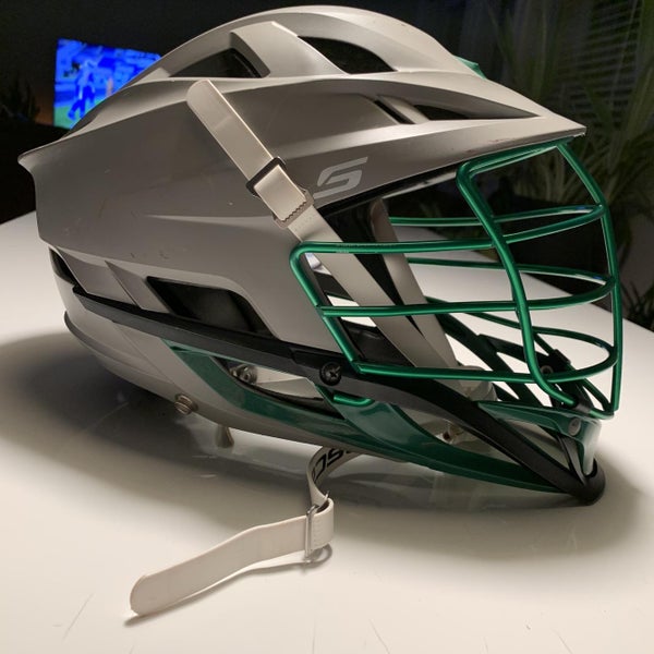 Green/ Gray Adult Player's Cascade S Helmet WILLING TO NEGOTIATE