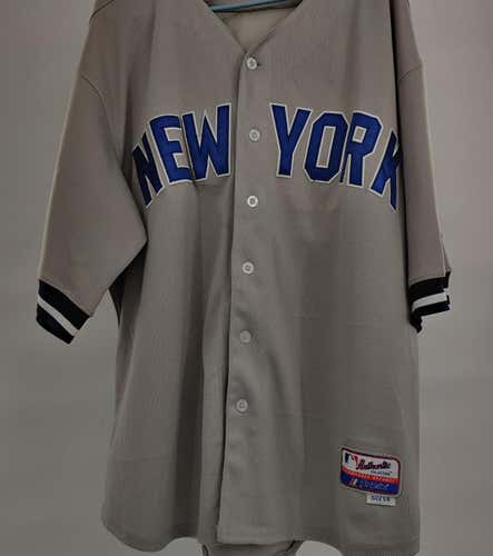 New York Yankees Don Mattingly Authentic Majestic Stitched Baseball Jersey Size 54 MINT CONDITION!