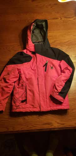 Red Men's Used Youth Size 8 Spyder Ski Pants