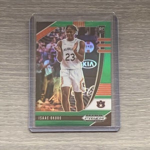 Isaac Okoro 20-21 Prizm Draft Picks Green Cavaliers Auburn RC #44