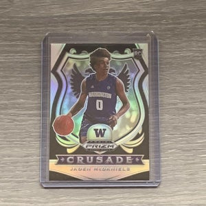 Jaden McDaniels 20-21 Prizm Draft Picks Crusade Silver Washington Timberwolves