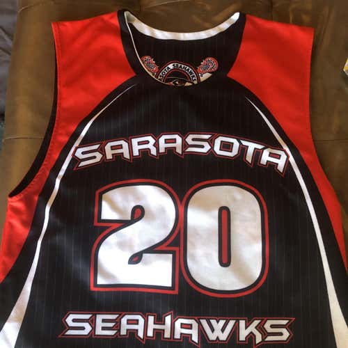 Sarasota Seahawks Lacrosse Pinnie #20 Men’s L/XL