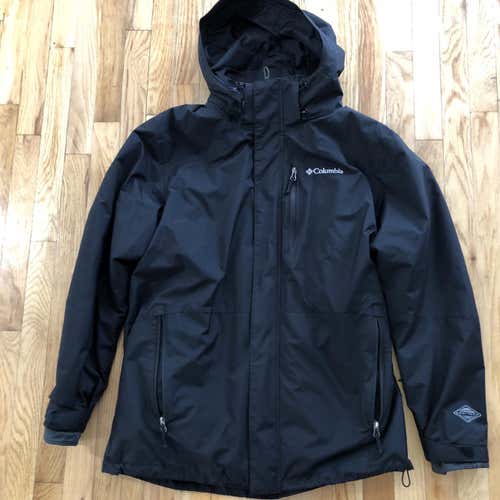 Columbia Interchange Men’s Large 3-in-1 Jacket, Black