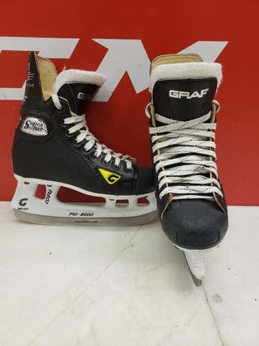 Used Junior Graf Supra 705 Hockey Skates Regular Width Size 3.5