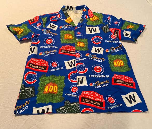Xl Chicago Cubs Button Down