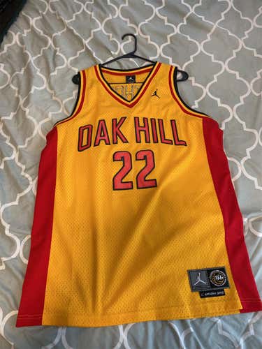 Yellow Adult Large Air Jordan Jersey