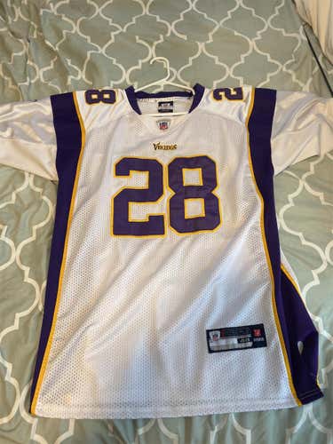White Adult Size 46 Reebok Jersey